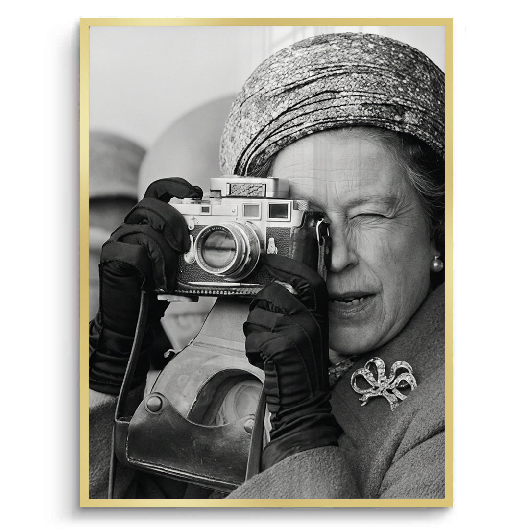 2Queen Elizabeth II with Leica Camera - Fine Art