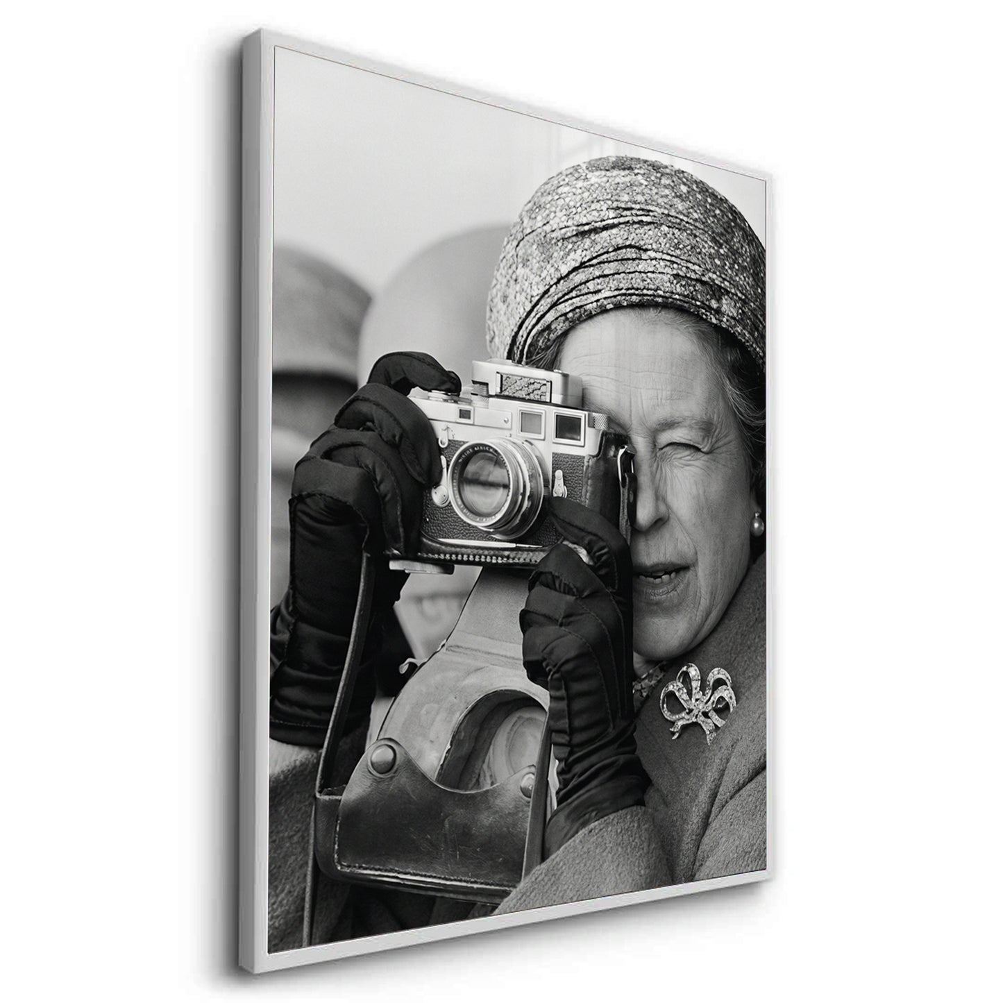 2Queen Elizabeth II with Leica Camera - Fine Art