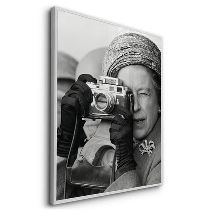 Queen Elizabeth II with Leica Camera - Fine Art
