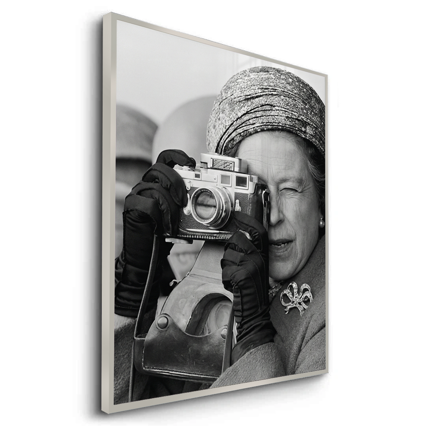 2Queen Elizabeth II with Leica Camera - Fine Art