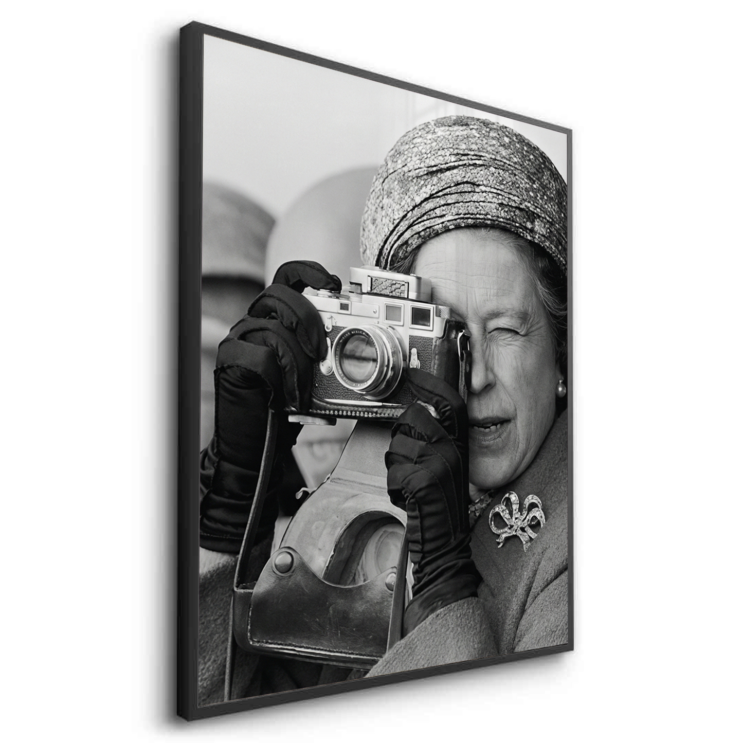 2Queen Elizabeth II with Leica Camera - Fine Art