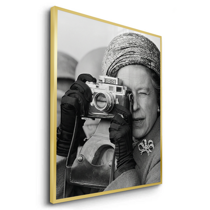 Queen Elizabeth II with Leica Camera - Fine Art