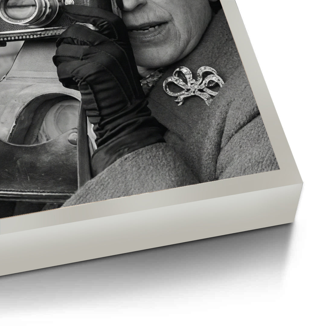 2Queen Elizabeth II with Leica Camera - Fine Art