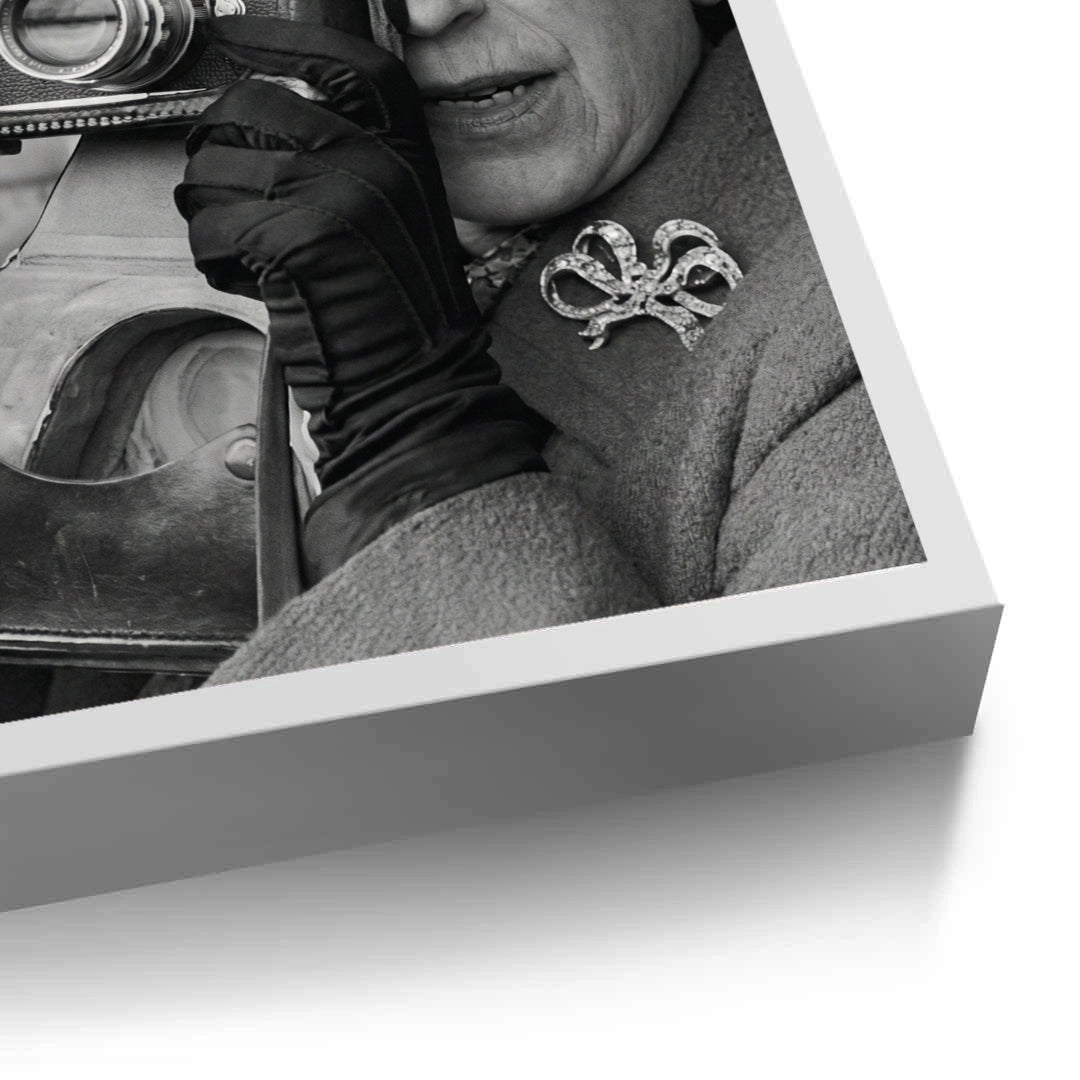 2Queen Elizabeth II with Leica Camera - Fine Art