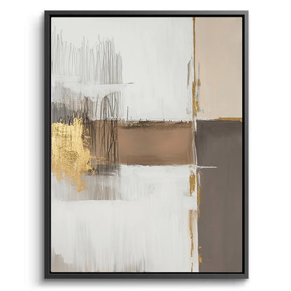 Quiet Earth Tone Set of 2 contemporary wall decor, soft neutral tones, upscale UAE interiors