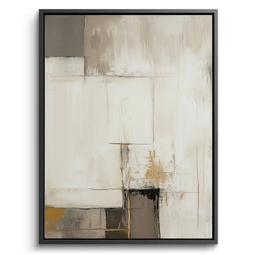 Quiet Earth Tone Set of 2 abstract canvas art, serene earthy palette, luxury UAE living room