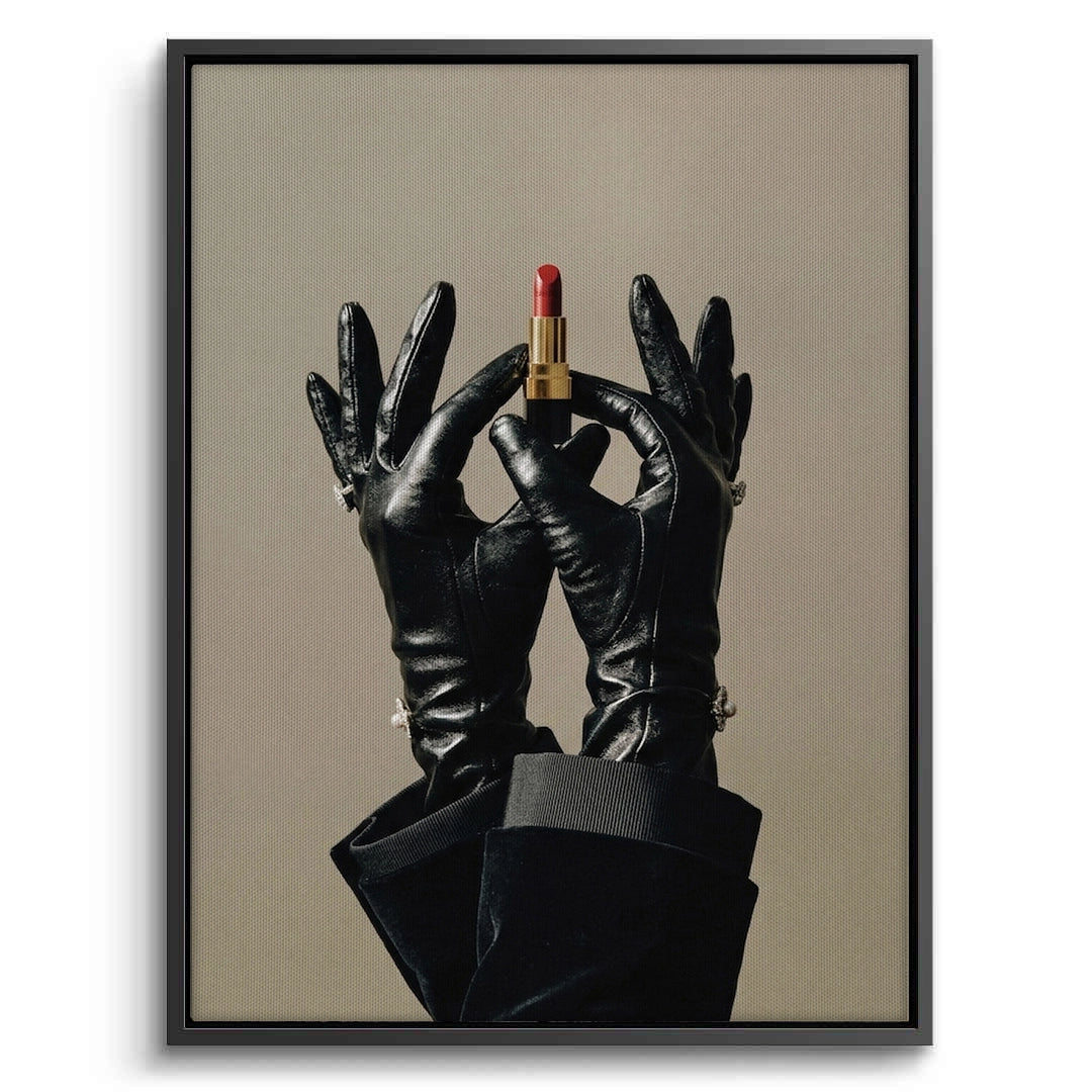 2Red Lipstick Fashion - Canvas