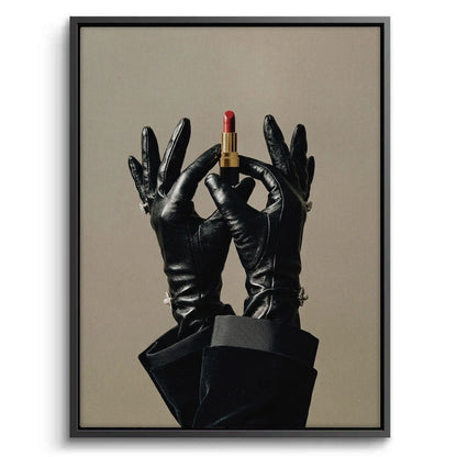 Red Lipstick Fashion - Canvas