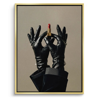 Red Lipstick Fashion - Canvas