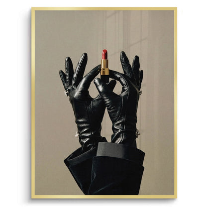 Red Lipstick Fashion - Fine Art