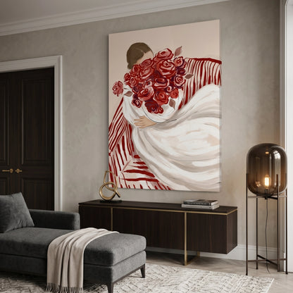 Red Roses & Romance - Canvas