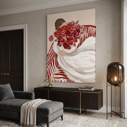 Red Roses & Romance - Canvas