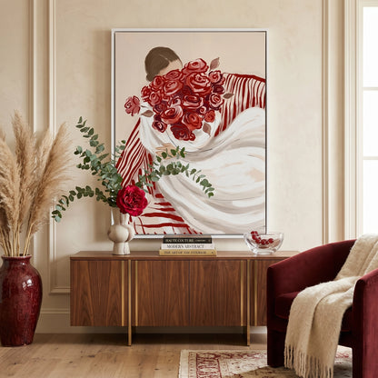 Red Roses & Romance - Canvas