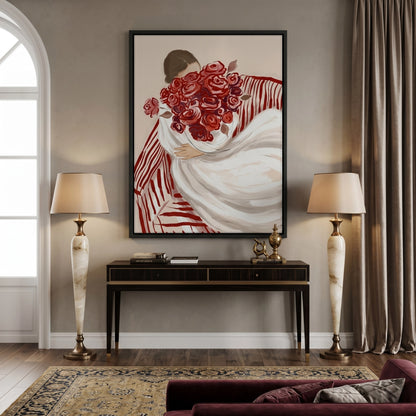 Red Roses & Romance - Canvas