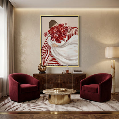 Red Roses & Romance - Canvas