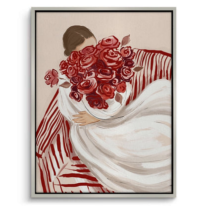 Red Roses & Romance - Canvas