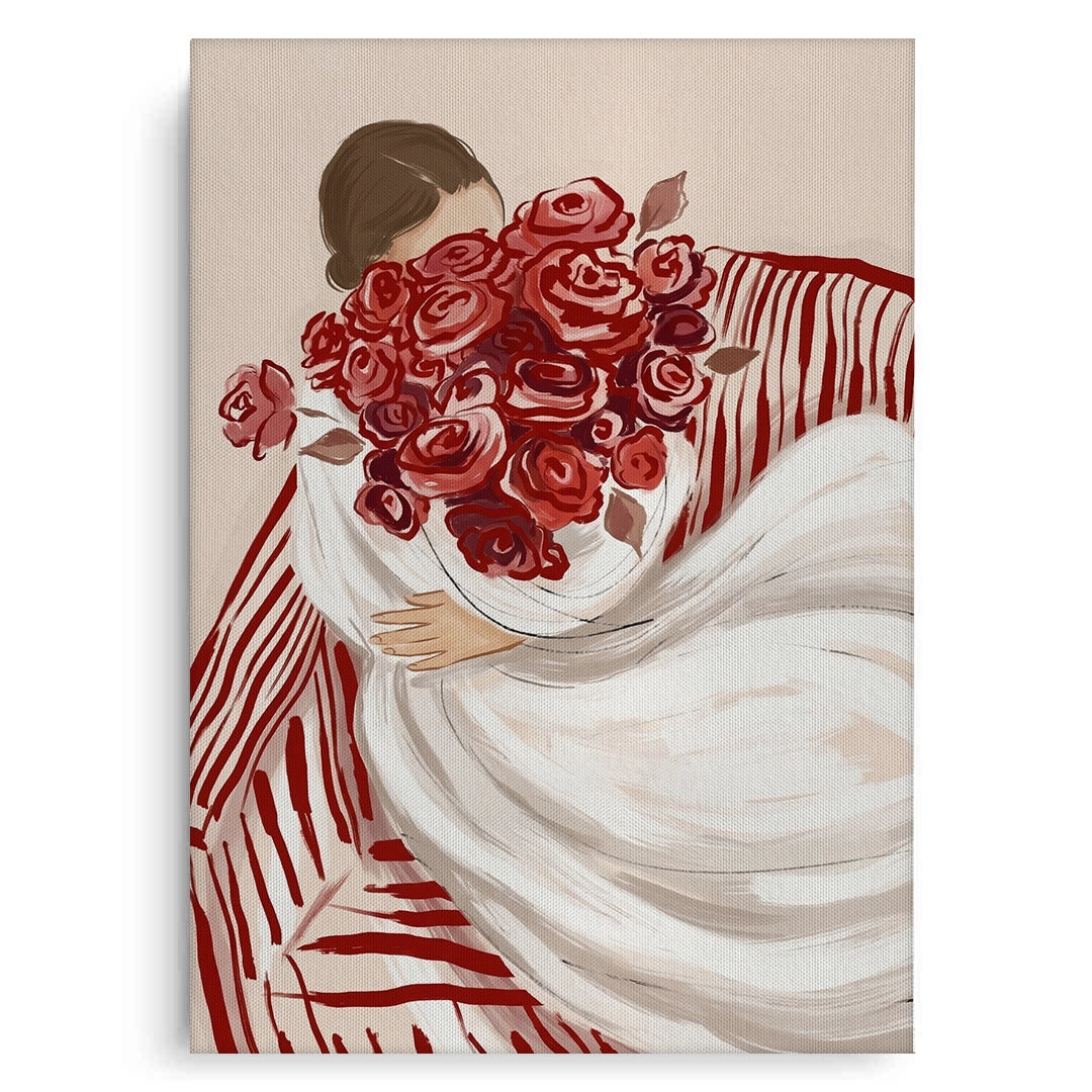 2Red Roses & Romance - Canvas