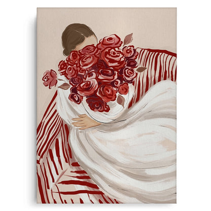 Red Roses & Romance - Canvas
