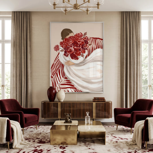 Red Roses & Romance - Fine Art