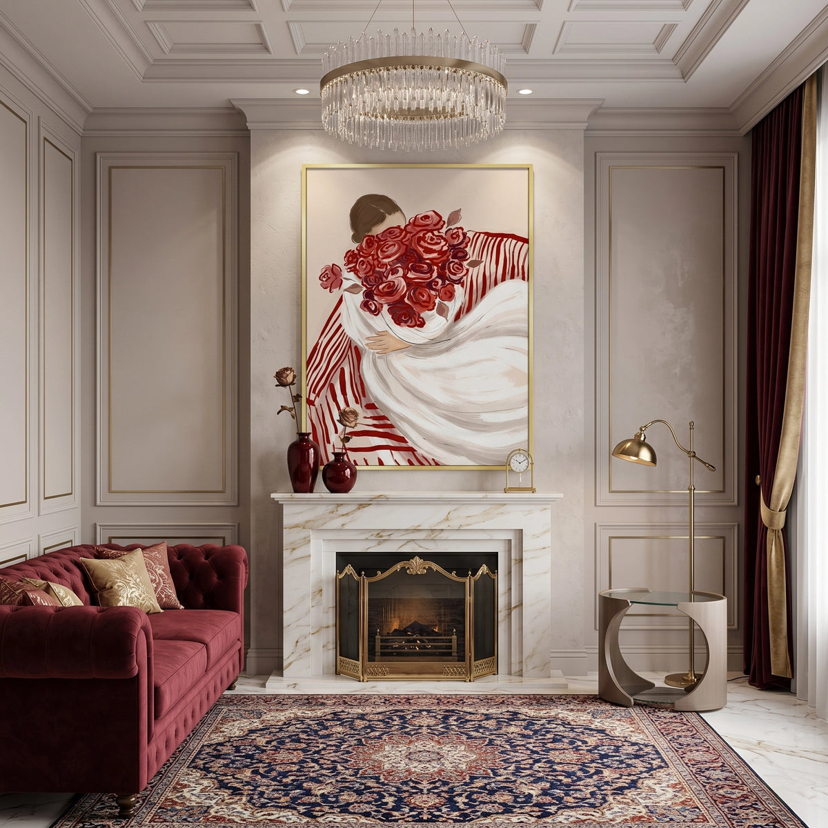 Red Roses & Romance - Fine Art