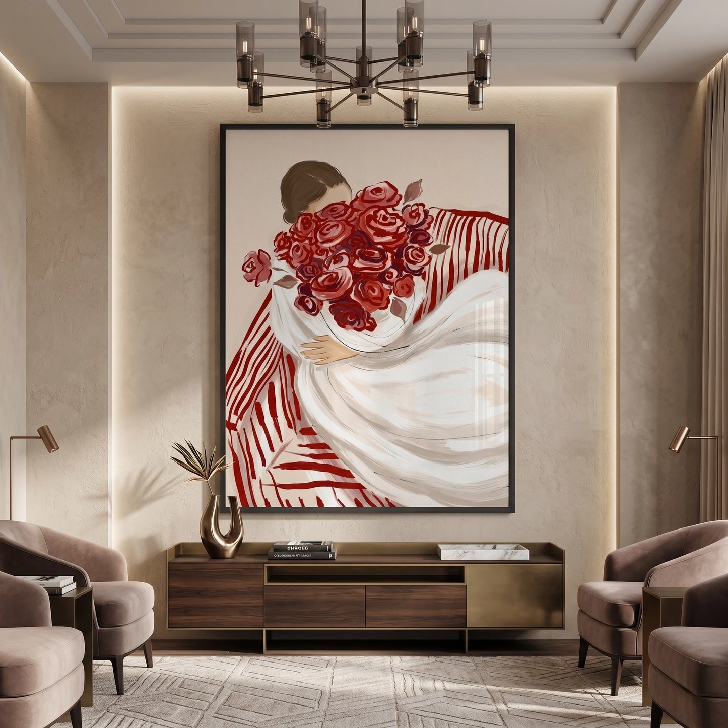 2Red Roses & Romance - Fine Art