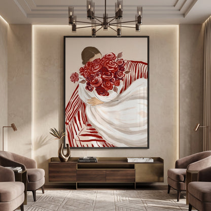 Red Roses & Romance - Fine Art