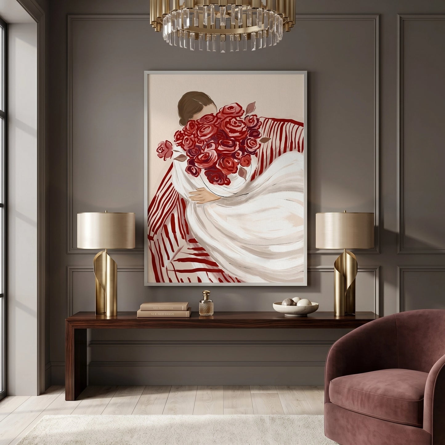 2Red Roses & Romance - Fine Art