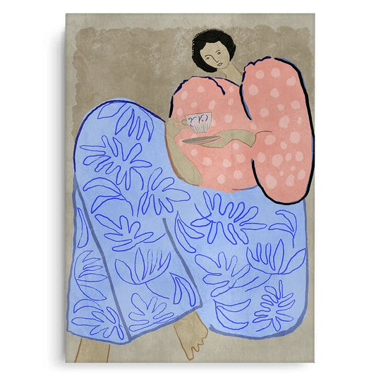 Relaxed Woman Portrait - Canvas