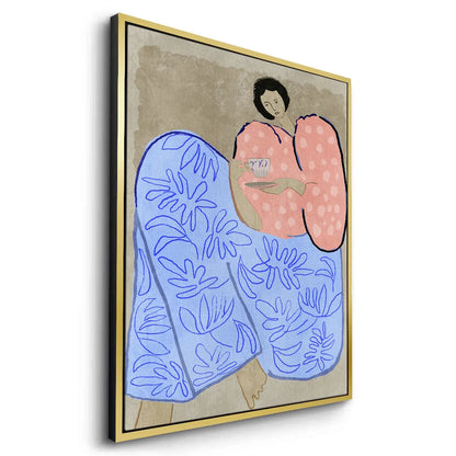 Relaxed Woman Portrait - Canvas