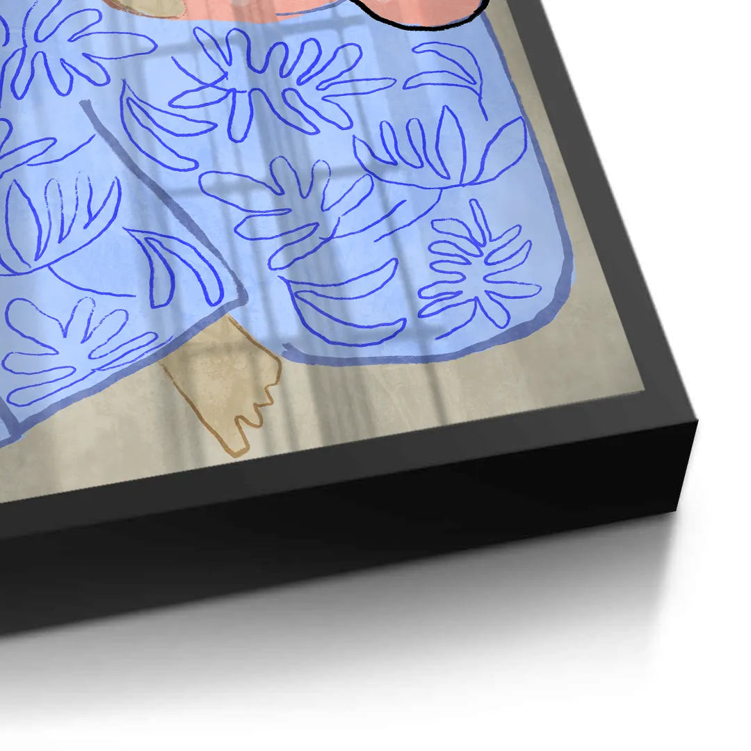 Relaxed Woman Portrait - Fine Art - Jasmineart.ae