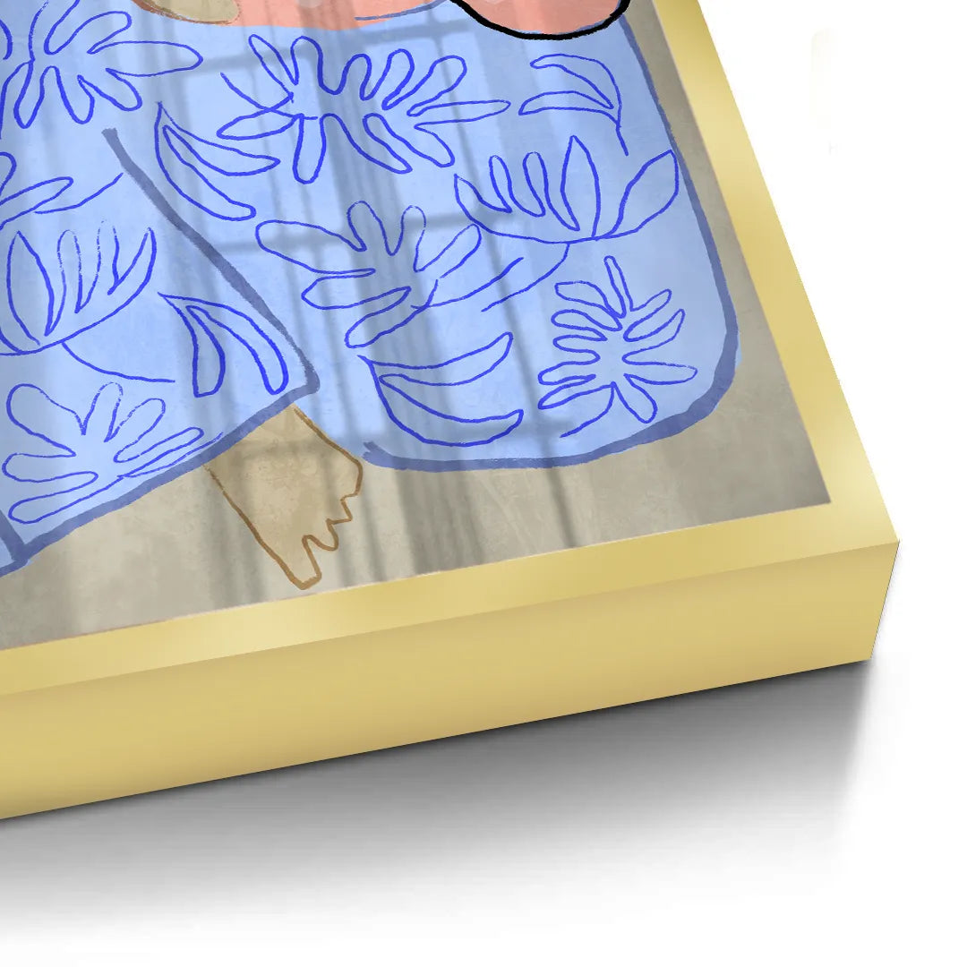 2Relaxed Woman Portrait - Fine Art