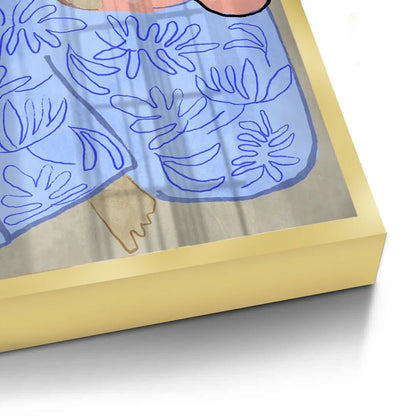 Relaxed Woman Portrait - Fine Art