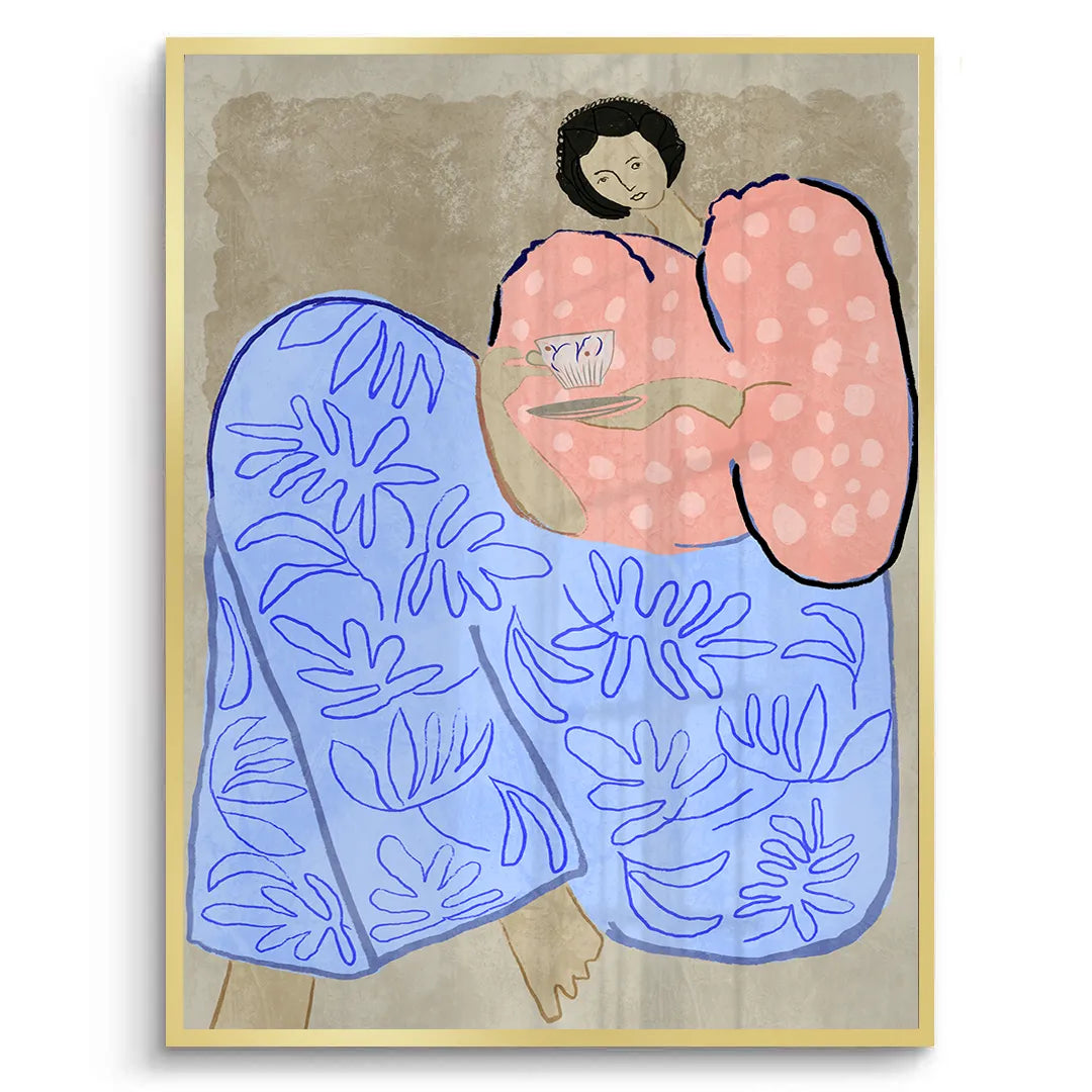 2Relaxed Woman Portrait - Fine Art