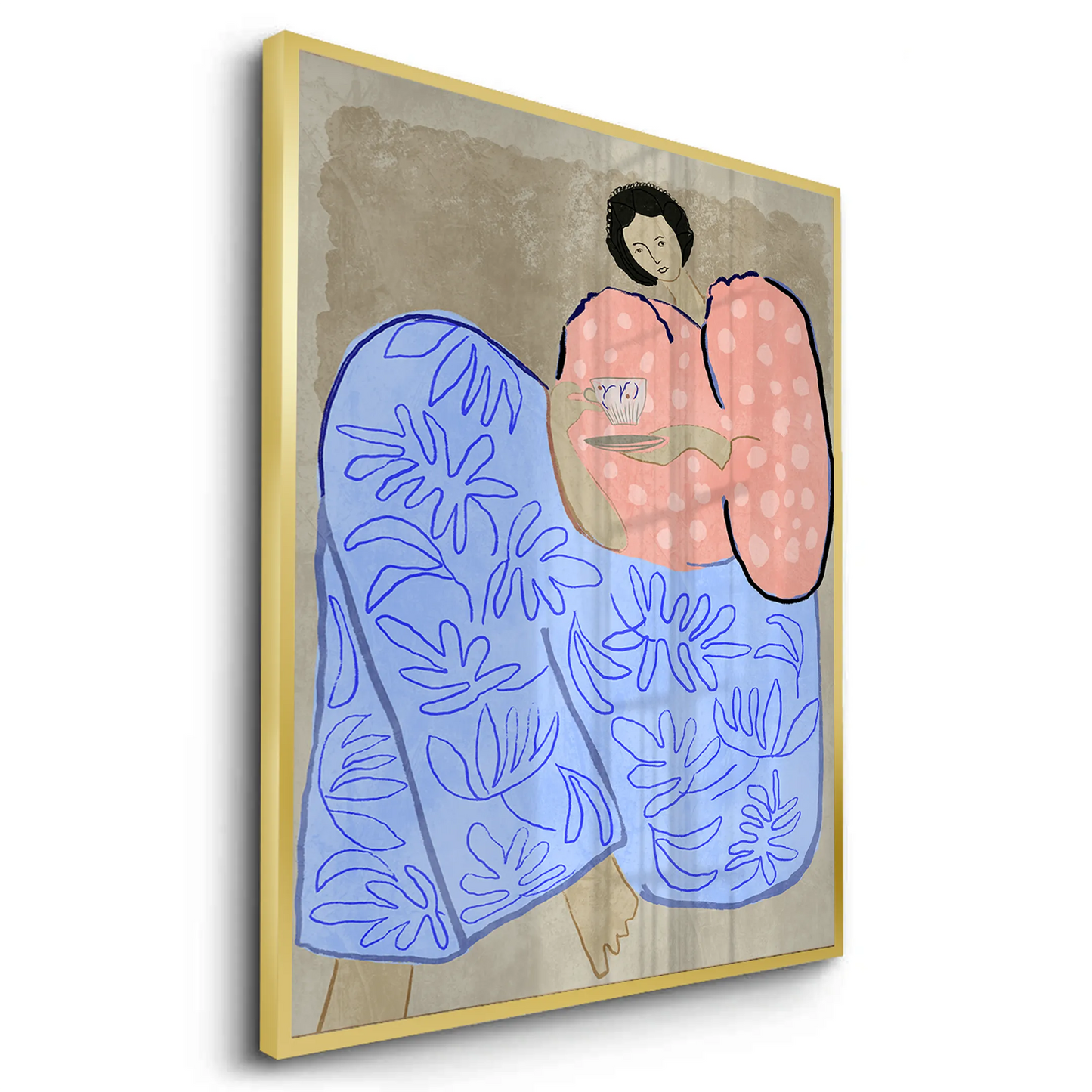 2Relaxed Woman Portrait - Fine Art