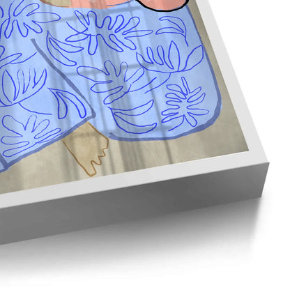 Relaxed Woman Portrait - Fine Art