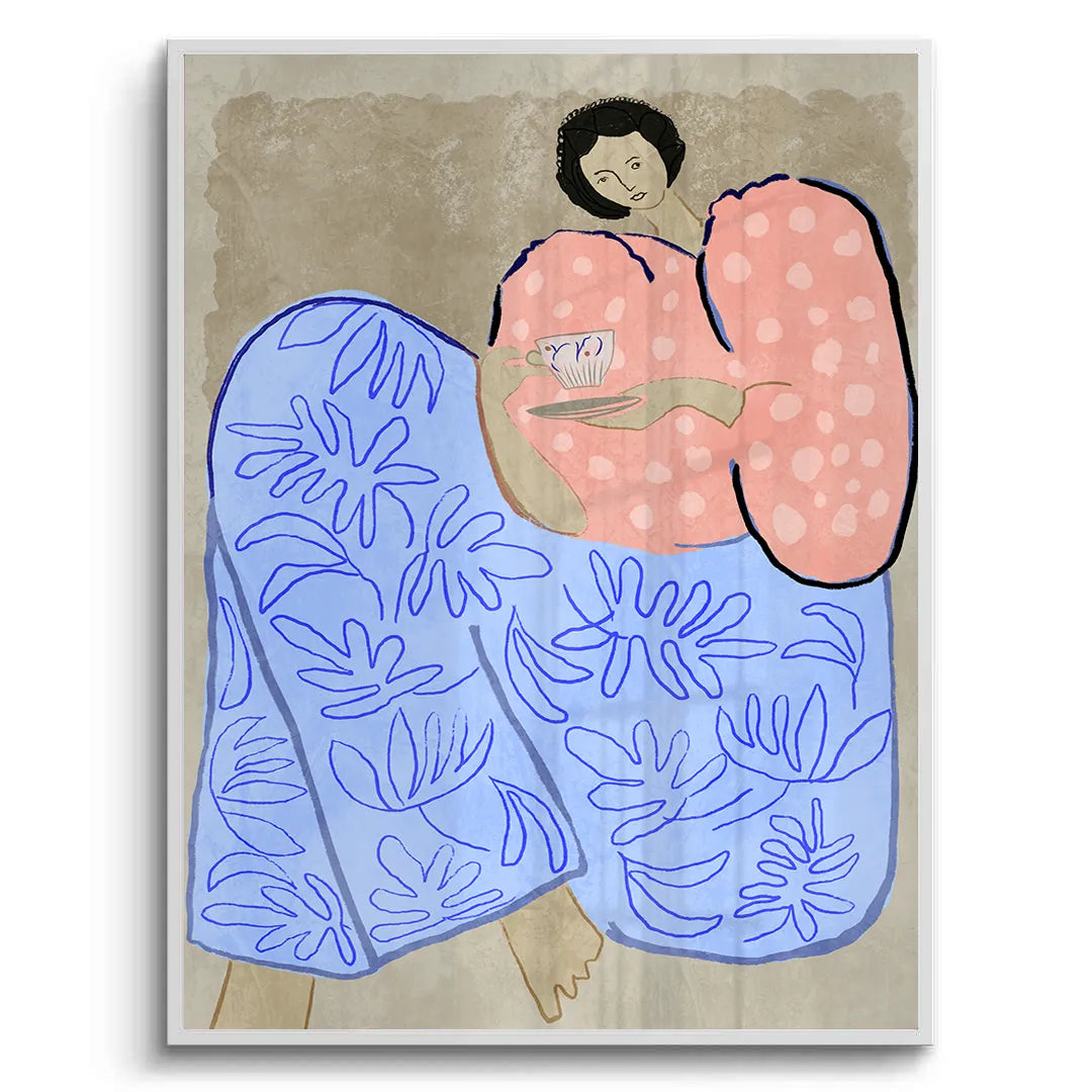 Relaxed Woman Portrait - Fine Art - Jasmineart.ae