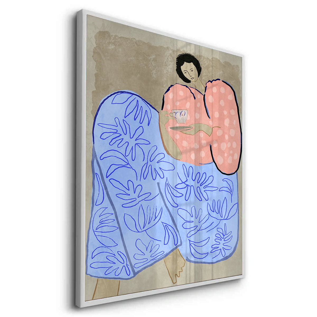 Relaxed Woman Portrait - Fine Art - Jasmineart.ae