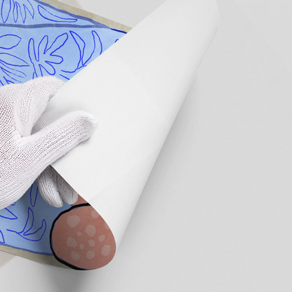 Relaxed Woman Portrait - Poster