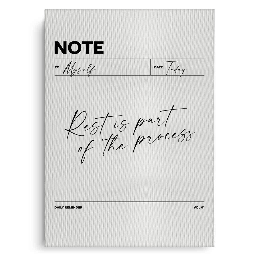 2Rest & Wellness Quote - Canvas