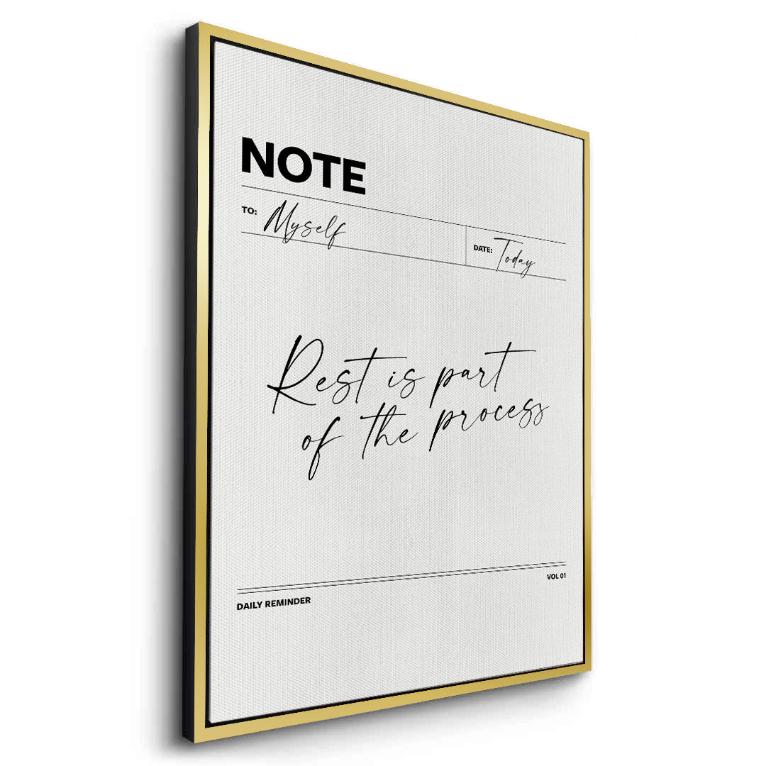 2Rest & Wellness Quote - Canvas