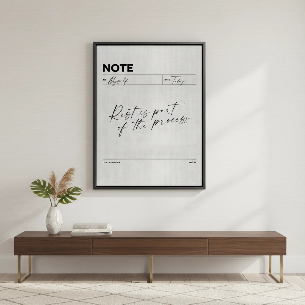 2Rest & Wellness Quote - Canvas