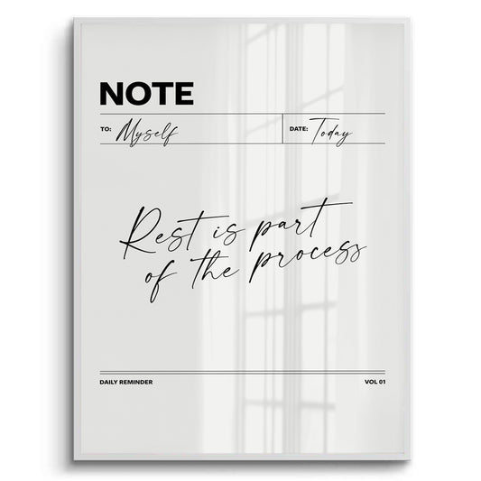 Rest & Wellness Quote - Fine Art