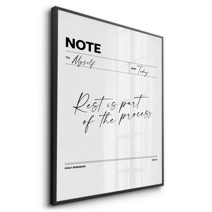 Rest & Wellness Quote - Fine Art