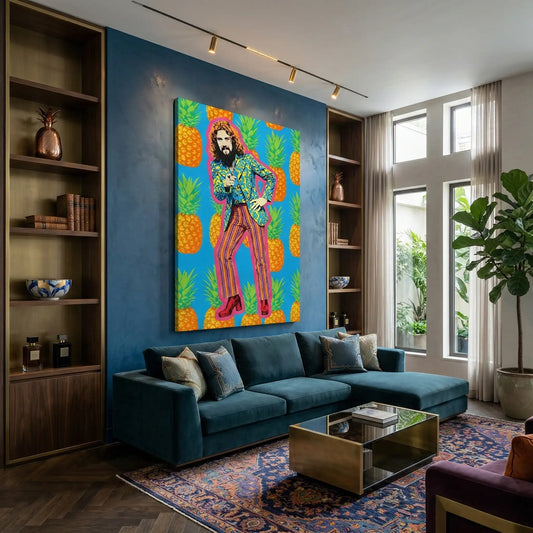 Retro 70s Rocker - Canvas