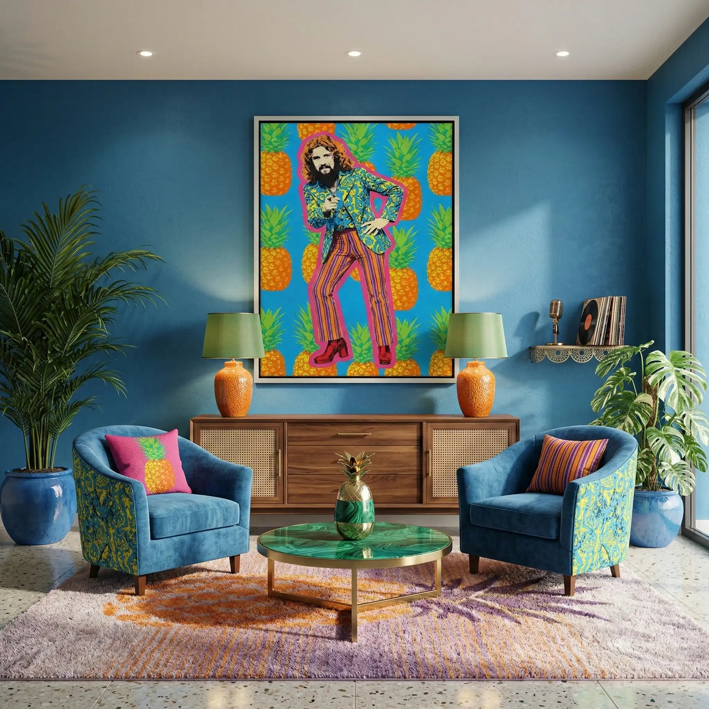 2Retro 70s Rocker - Canvas