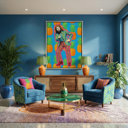 Retro 70s Rocker - Canvas