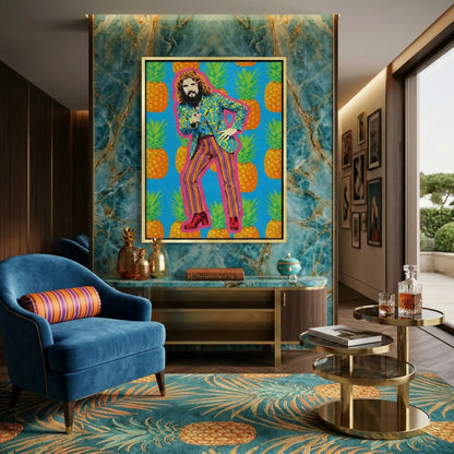 Retro 70s Rocker - Canvas