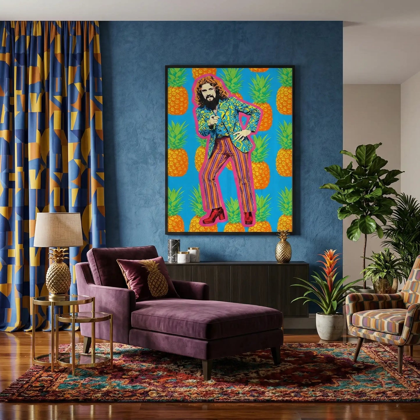 2Retro 70s Rocker - Fine Art
