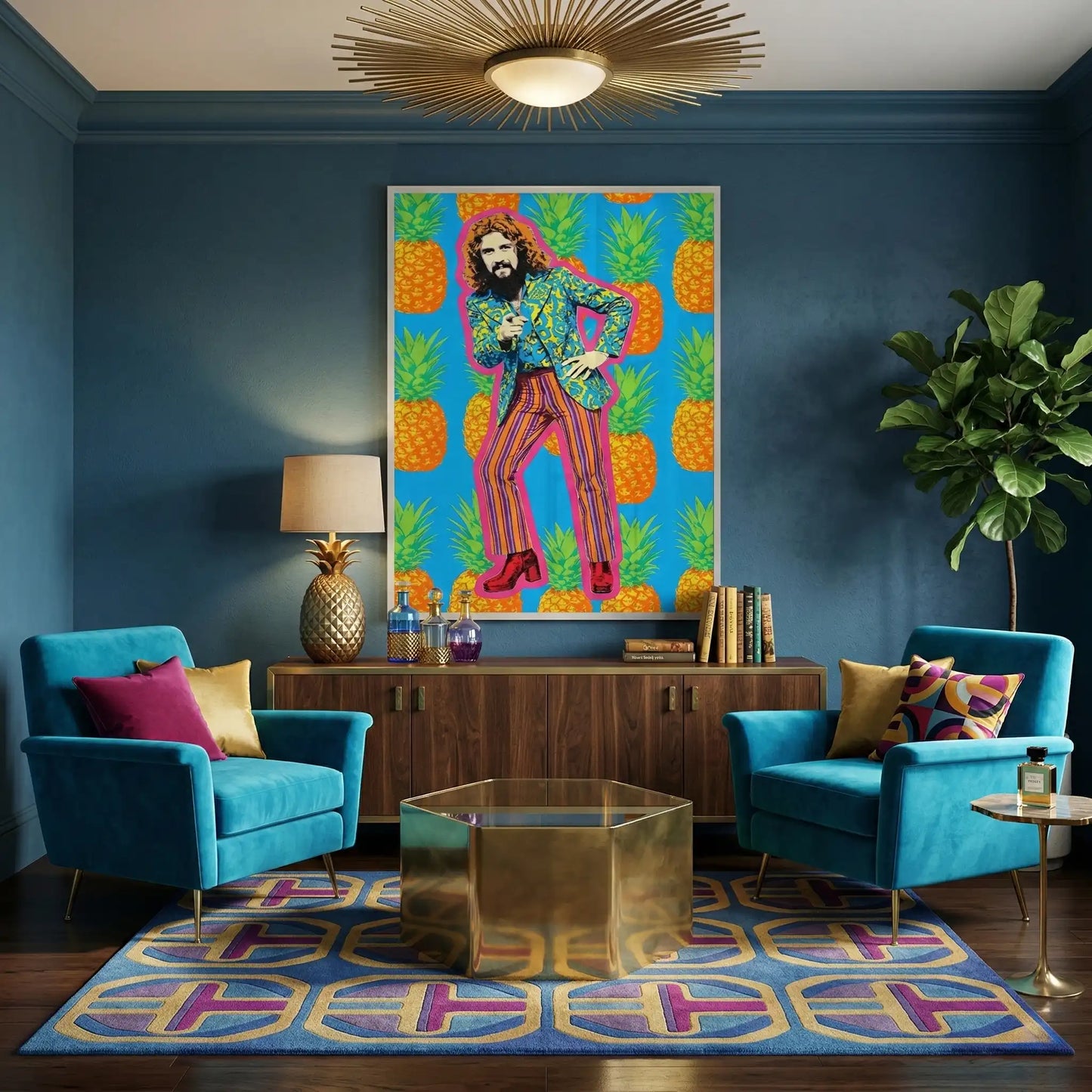 2Retro 70s Rocker - Fine Art