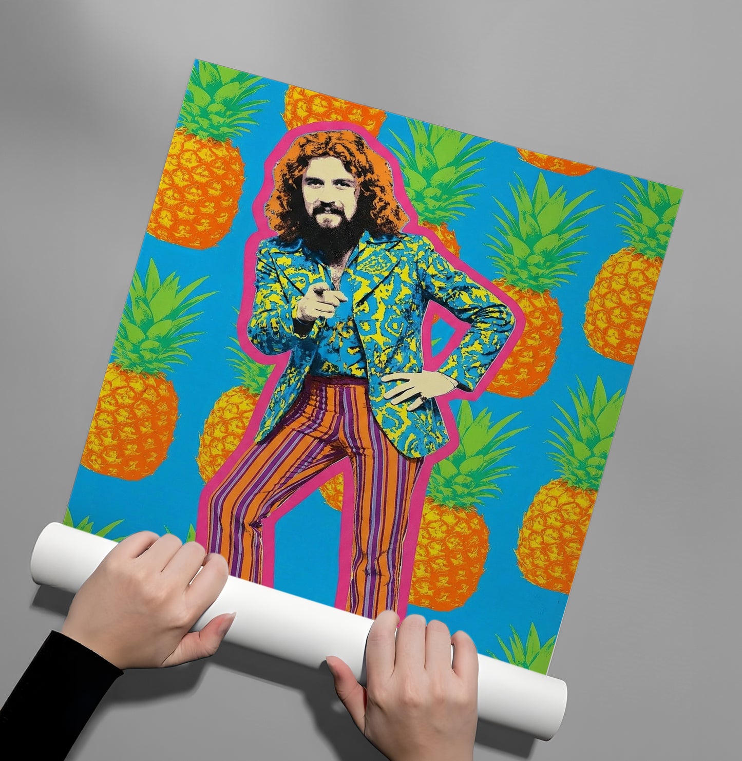 2Retro 70s Rocker - Poster